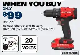 RONA CRAFTSMAN 1/2 drill offer