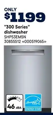 RONA BOSCH 300 Series dishwasher offer