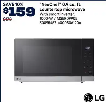 RONA LG NeoChef 0.9 cu. ft. countertop microwave offer