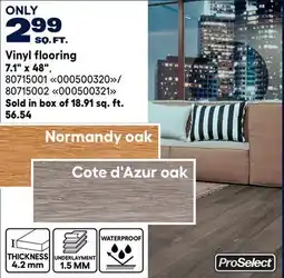 RONA Vinyl flooring 7.1 x 48 offer