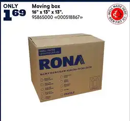 RONA Moving box 16 x 13 x 13 offer