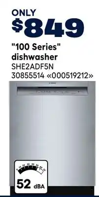 RONA Bosch 100 Series dishwasher offer