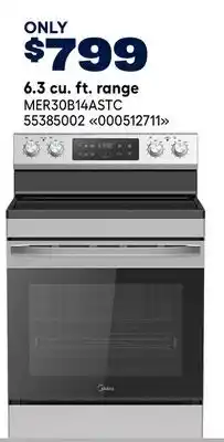 RONA Midea 6.3 cu. ft. range offer