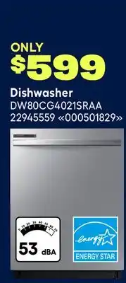 RONA SAMSUNG Dishwasher offer