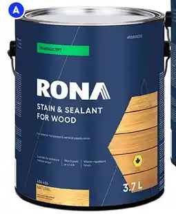 RONA RONA 3.7-L stain and sealant for wood Paint offer