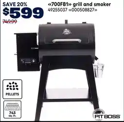 RONA PIT BOSS 700FB1 grill and smoker offer