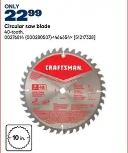 RONA CRAFTSMAN Circular saw blade offer