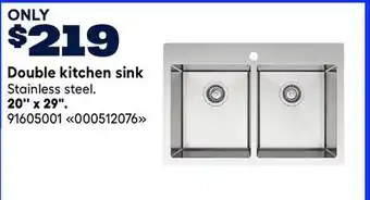 RONA Double kitchen sink offer