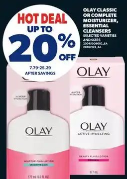Real Canadian Superstore OLAY CLASSIC OR COMPLETE MOISTURIZER, ESSENTIAL CLEANSERS offer