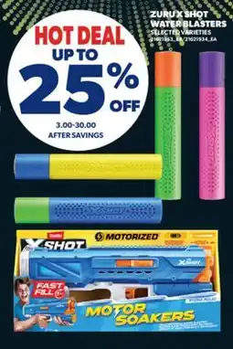 Real Canadian Superstore ZURU X SHOT WATER BLASTERS offer