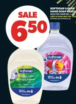 Real Canadian Superstore SOFTSOAP LIQUID HAND SOAP REFILL offer