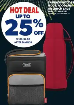 Real Canadian Superstore THERMOS BOTTLES, MUGS, FOOD JARS OR LUNCH BAGS offer
