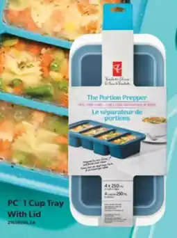 Real Canadian Superstore PC 1 CUP TRAY WITH LID offer