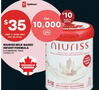 Real Canadian Superstore NIURISS MILK-BASED INFANT FORMULA offer