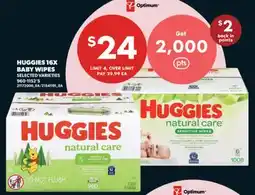Real Canadian Superstore HUGGIES 16X BABY WIPES, 960-1152'S offer