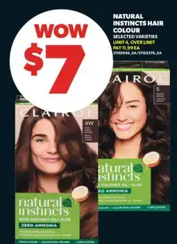 Real Canadian Superstore NATURAL INSTINCTS HAIR COLOUR offer