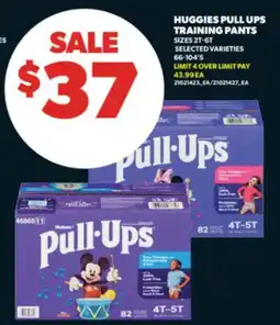 Real Canadian Superstore HUGGIES PULL UPS TRAINING PANTS, SIZES 2T - 6T, 66-104'S offer