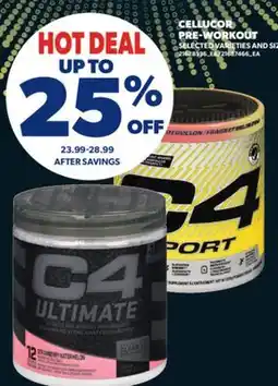 Real Canadian Superstore CELLUCOR PRE-WORKOUT offer