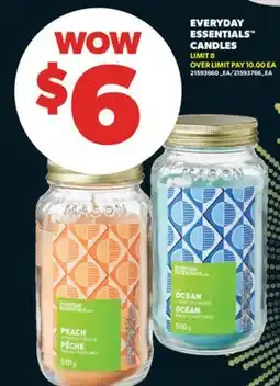 Real Canadian Superstore EVERYDAY ESSENTIALS CANDLES offer