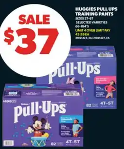 Real Canadian Superstore HUGGIES PULL UPS TRAINING PANTS, 66-104' S offer