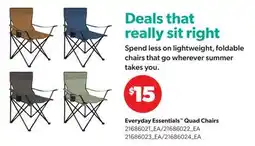 Real Canadian Superstore EVERYDAY ESSENTIALS QUAD CHAIRS offer
