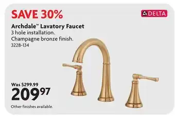 Home Hardware Archdale Lavatory Faucet offer