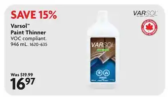 Home Hardware Paint Thinner offer