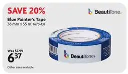 Home Hardware Blue Painter's Tape offer