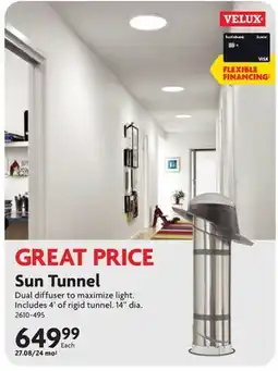Home Hardware Sun Tunnel offer