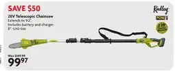 Home Hardware 20V Telescopic Chainsaw offer