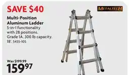 Home Hardware Multi-Position Aluminum Ladder offer