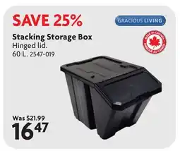 Home Hardware Stacking Storage Box offer