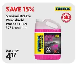 Home Hardware Summer Breeze Windshield Washer Fluid offer