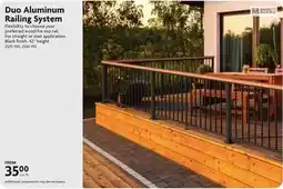 Home Hardware Duo Aluminum Railing System offer