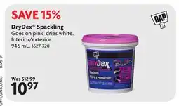 Home Hardware DryDex Spackling offer