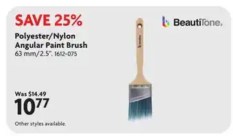 Home Hardware Polyester/Nylon Angular Paint Brush offer