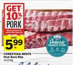 Foodland CONESTOGA MEATS Pork Back Ribs offer