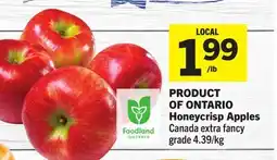 Foodland Honeycrisp Apples offer