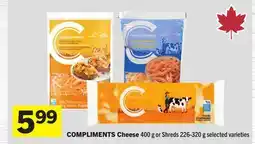 Foodland COMPLIMENTS Cheese Shreds offer