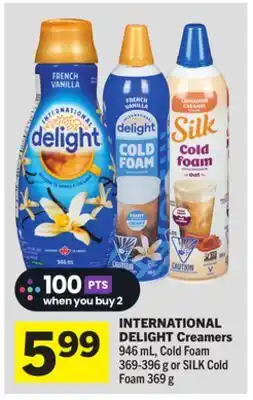 Foodland INTERNATIONAL DELIGHT Creamers offer
