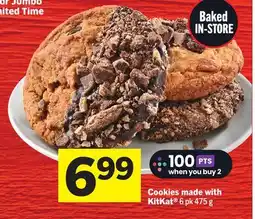 Foodland Cookies made with KitKat offer