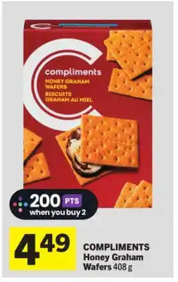 Foodland COMPLIMENTS Honey Graham Wafers offer
