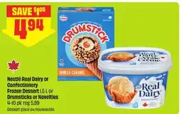FreshCo Nestlé Real Dairy or Confectionery Frozen Dessert 1.5 L or Drumsticks or Novelties offer