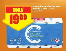 FreshCo Compliments Bathroom Tissue 30=100 rolls offer