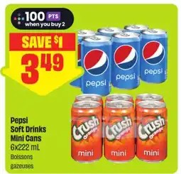 FreshCo Pepsi Soft Drinks Mini Cans offer