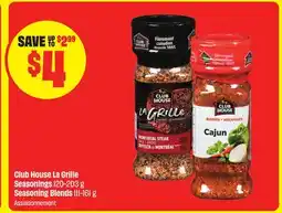 FreshCo Club House La Grille Seasonings 120-203 g Seasoning Blends 111-161 g offer