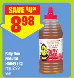 FreshCo Billy Bee Natural Honey 1 kg - dragon boat offer
