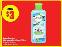 FreshCo Herbal Essences Shampoo or Conditioner 346 mL Selected Varieties offer
