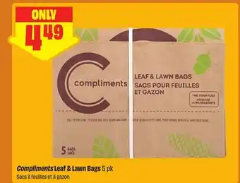 FreshCo Compliments Leaf & Lawn Bags offer