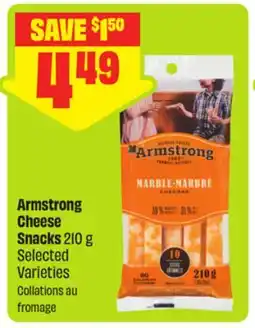 FreshCo Armstrong Cheese Snacks 210 g Selected Varieties offer
